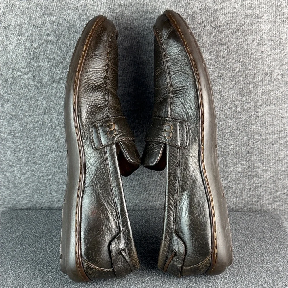 Born Leather‎ Penny Loafers Brown Men's 12 Slip- On Casual Comfort